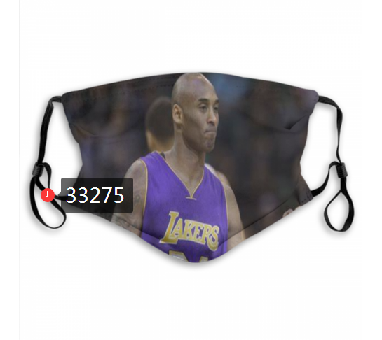 2021 NBA Los Angeles Lakers #24 kobe bryant 33275 Dust mask with filter
